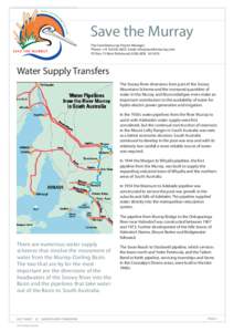 Fact sheet 25 Water supply transfers.indd
