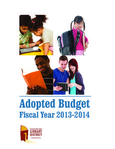 Adopted Budget Fiscal Year[removed] This page intentionally left blank  Adopted Budget
