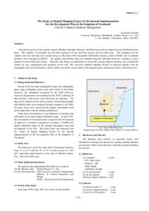 Chapter 2−7  The Study on Digital Mapping Project of the Smooth Implementation for the Development Plan in the Kingdom of Swaziland - GIS for Cadastral Database Management Kazutoshi Masuda Overseas Operations Departmen