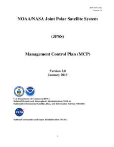 JPSS-PLN-3107 Version 2.0 NOAA/NASA Joint Polar Satellite System  (JPSS)