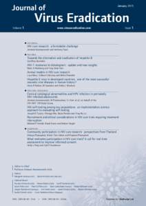 Journal of Virus Eradication 1.1