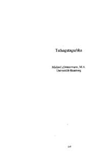 Tathagatagarbha  Michael Zimmermann, M.A.