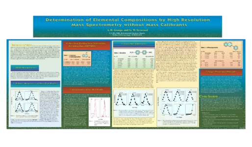 Determination of Elemental Compositions by High Resolution Mass Spectrometry without Mass Calibrants