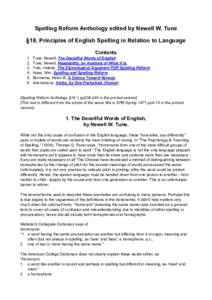 Spelling Reform Anthology §18