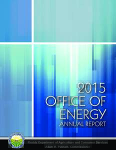 2015 OFFICE OF ENERGY ANNUAL REPORT  Dear Governor Scott, President Gardiner and Speaker Crisafulli,