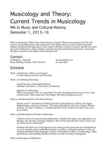 Musicology Theory 2015 Web