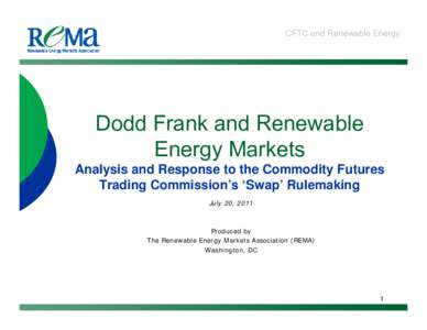 Futures contract / Energy market / Financial economics / Financial system / Finance / Commodity Futures Modernization Act / Commodity Futures Trading Commission / Commodities market / 3Degrees