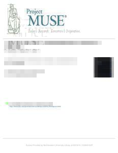 “Black Skin, Blue Eyes”: Visualizing Blackness in Jamaican Art, 1922–1944 Thompson, Krista A., 1972Small Axe, Number 16 (Volume 8, Number 2), September 2004, ppArticle) Published by Indiana University Press