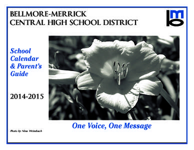 BELLMORE-MERRICK CENTRAL HIGH SCHOOL DISTRICT School Calendar Calendar
