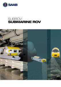 SUBROV SUBMARINE ROV SUBROV >SYSTEM OVERWIEV AND FUNCTIONS  SYSTEM OVERVIEW