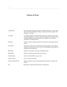 Glossary  87 Glossary of Terms