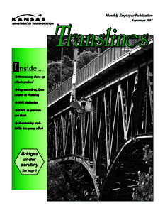 Monthly Employee Publication September 2007 Translines  DEPARTMENT OF TRANSPORTATION