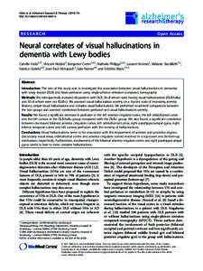 Neural correlates of visual hallucinations in dementia with Lewy bodies