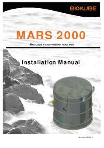 BioKube Mars 2000 Installation Manual UK.pub