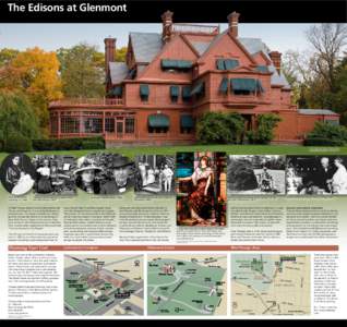 The Edisons at Glenmont  The Edison home, Glenmont. NPS / JANE S. HANNA  Mina Miller Edison