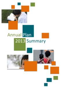 Annual Plan 2013 Summary Index Index