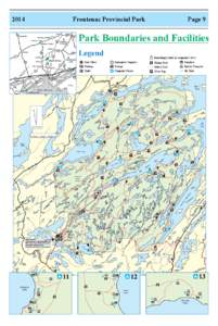 2014  Frontenac Provincial Park Regional Setting Map Perth