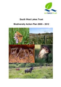 South West Lakes Trust Biodiversity Action Plan 2009 – 2012 CONTENTS  PAGE