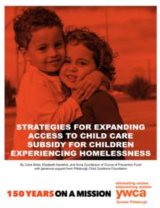 Strategies for Expanding Access to Child Care Subsidy for Children Experiencing Homelessness