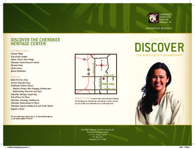 MEMBERSHIP BROCHURE  DISCOVER THE CHEROKEE HERITAGE CENTER  DISCOVER