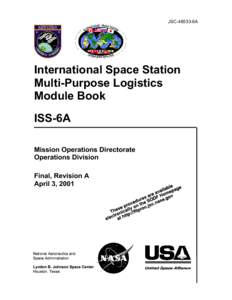 JSC6A  International Space Station Multi-Purpose Logistics Module Book ISS-6A