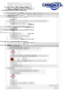 Safety data sheet Sea Dry English