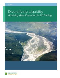 Q2Diversifying Liquidity Attaining Best Execution in FX Trading  CO N TE NTS