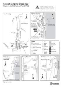 Central camping areas map, Rinyirru Lakefield National Park CYPAL