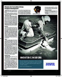 ON  N SPECIAL ADVERTISING SECTION SPECIAL ADVERTISING SECTION Passion for Innovation Drives