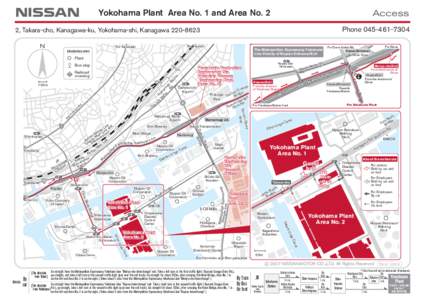 Access  Yokohama Plant Area No. 1 and Area No. 2 Phone