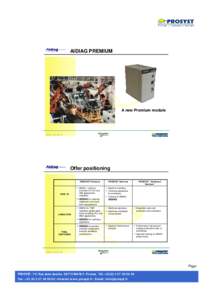 AIDIAG PREMIUM  A new Premium module AIDIAG – janv
