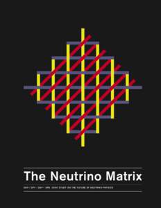 The Neutrino Matrix DNP / DPF / DAP / DPB JOINT STUDY ON THE FUTURE OF NEUTRINO PHYSICS T H E N E U T R I N O M AT R I X  The Neutrino Matrix