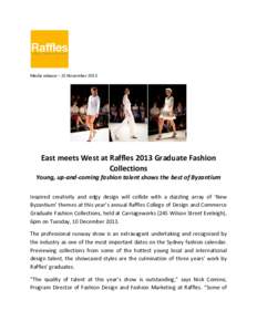 Microsoft Word - Raffles Sydney_Media release fashion show