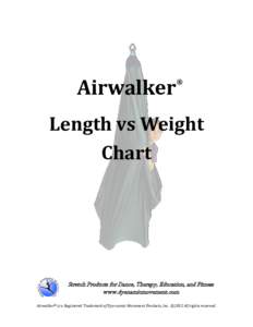Airwalker  ® Length vs Weight Chart