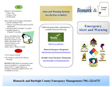 Emergency Alert and Warning Brochure
