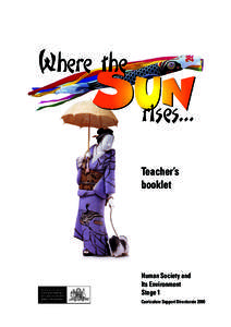 Where the rises… Teacher’s booklet  Human Society and