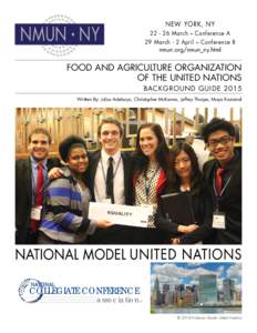 NMUN-NY 2015 Background Guide - FAO