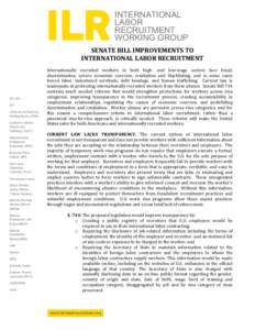 Microsoft Word - Senate Bill - ILR.doc