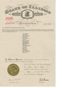Certificate of Ascertainment - Illinois