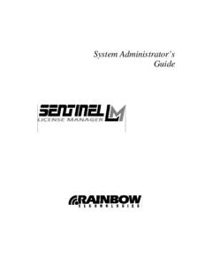 SentinelLM System Administrator’s Guide