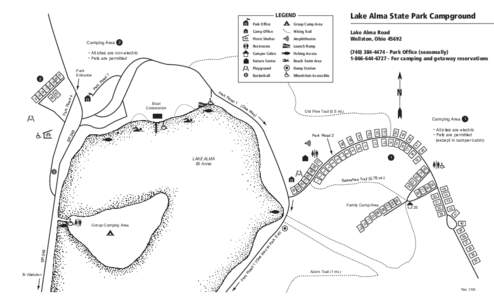 Lake Alma Campground Map 6-08 AI9