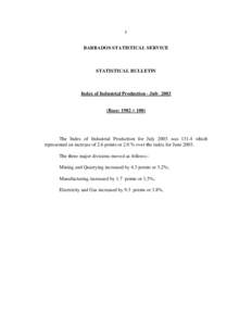 Microsoft Word - Index of Industrial Production - July 2003.doc