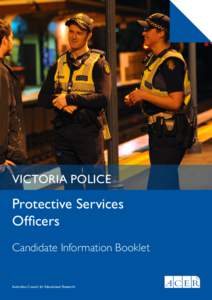 VICTORIA POLICE  Protective Services Officers Candidate Information Booklet