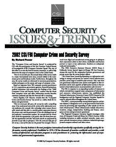 COMPUTER SECURITY  ISSUES&TRENDS V O L . V I I I ,  N O . 1