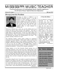 MMTA Spring 2003 Newsletter