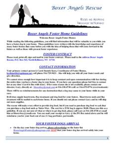 Microsoft Word - BAR Foster Home Guidelines      09Sep14