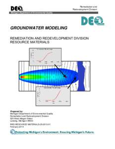 Groundwater Modeling Publication February 2014