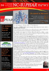 ISSUE  04 The biannual newsletter from the IUPHAR