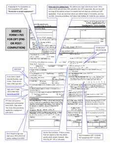 Microsoft Word - Sample Form Completed Form I-765-Pre- or Post-Completion OPT