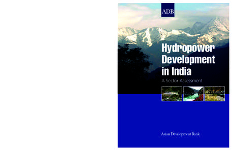 Asian Development Bank / NHPC Limited / Hydropower / International Hydropower Association / Hydropower policy in the United States / Energy / Electricity sector in India / Energy in India